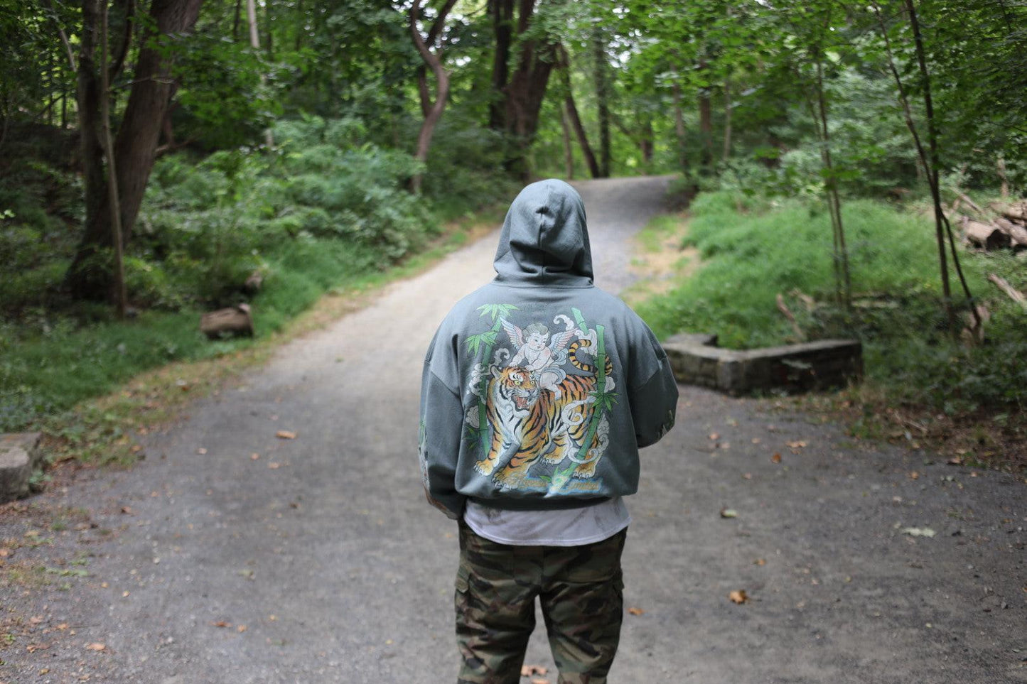 Tiger & Angels - Heavyweight Full-Zip Hoodie.
