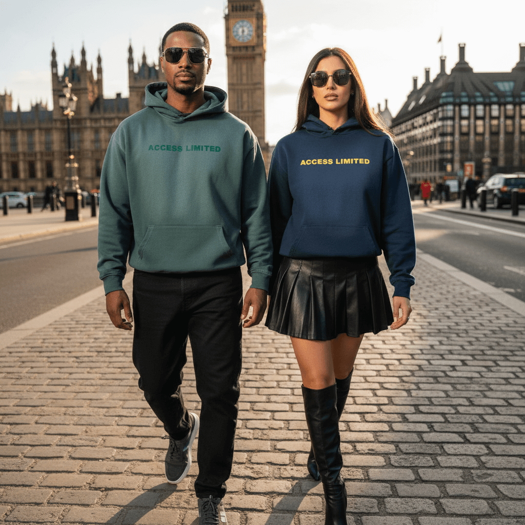 Gemstone Luxury Distressed Hoodie.