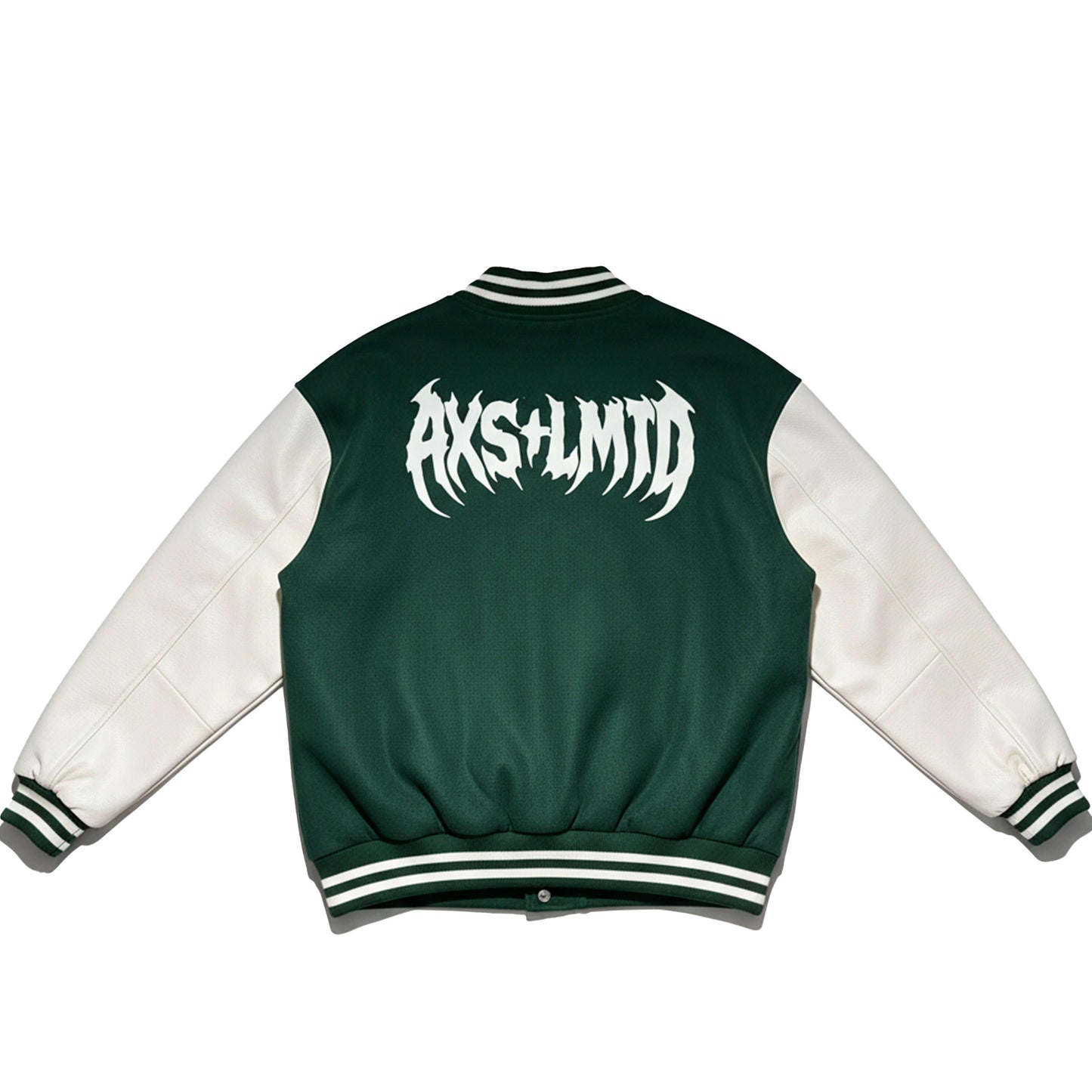Inner Peace Varsity Green Jacket.