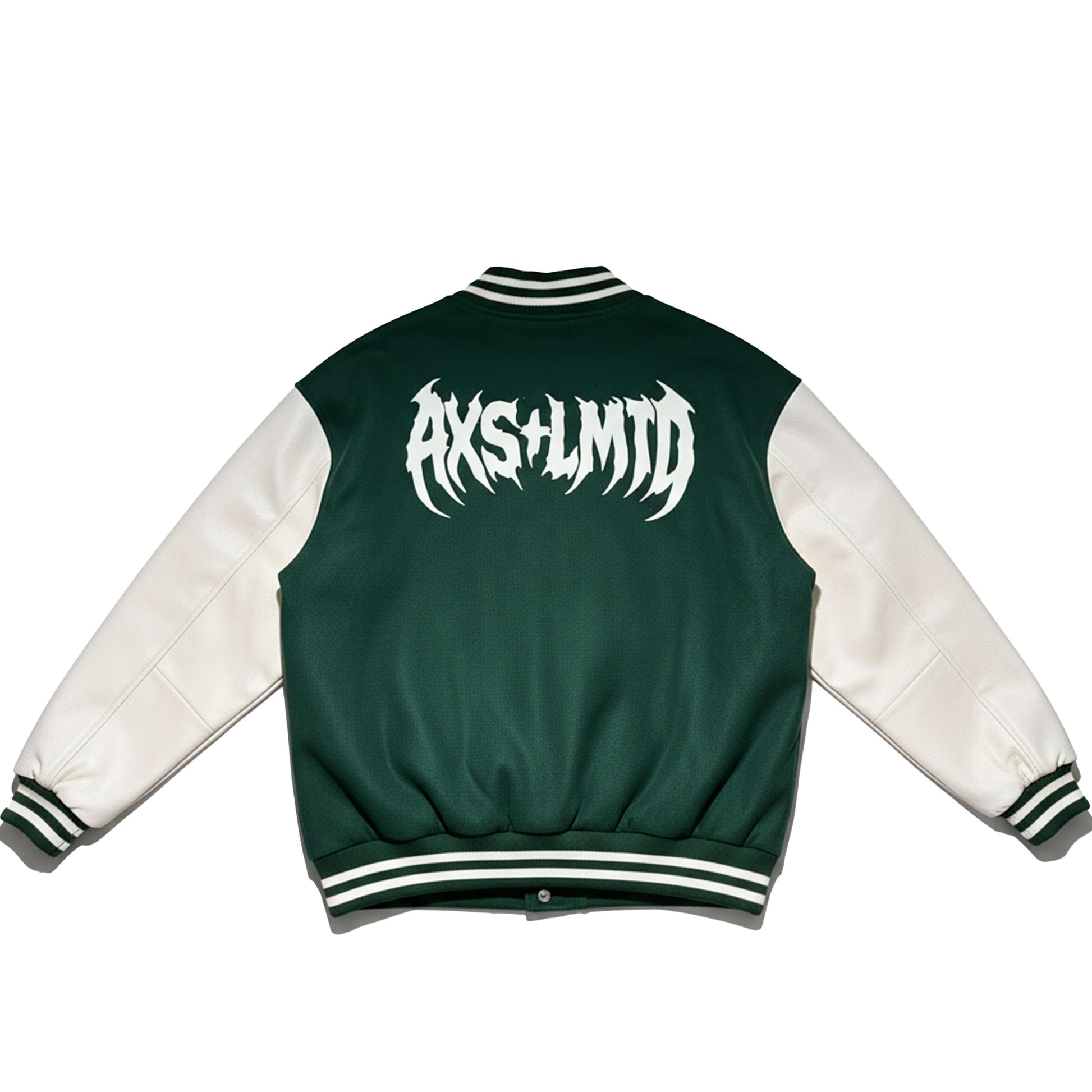 Inner Peace Varsity Green Jacket.