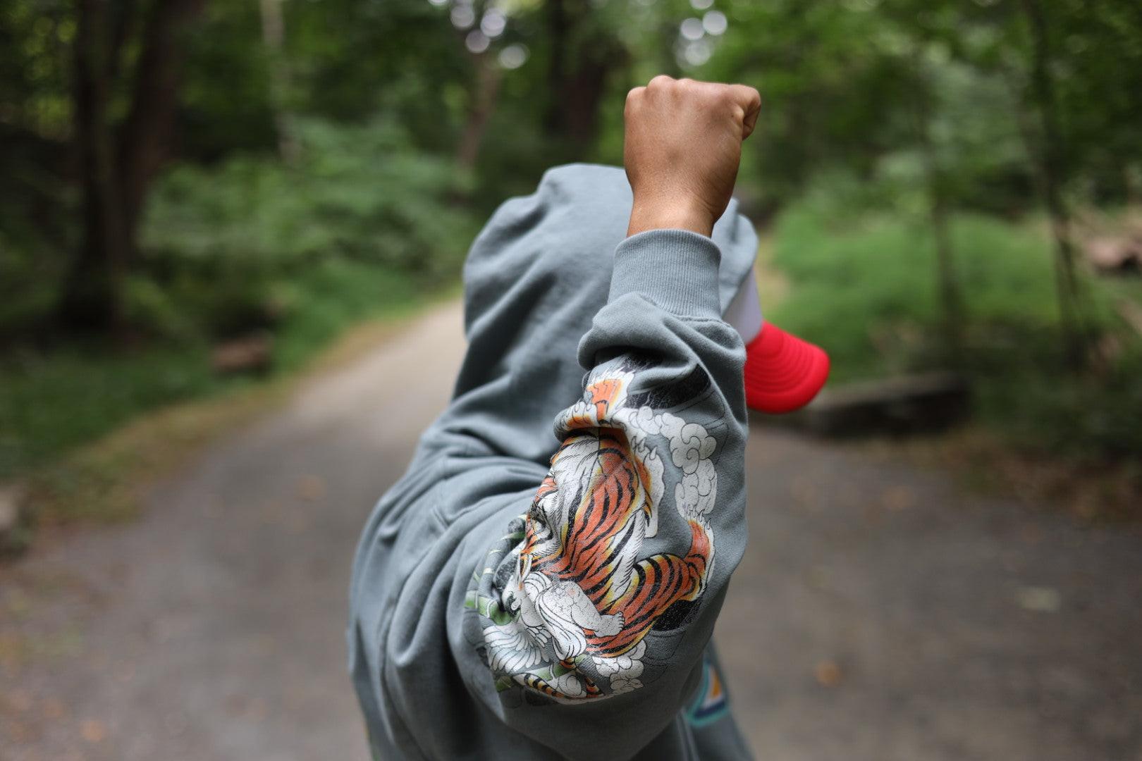 Tiger & Angels - Heavyweight Full-Zip Hoodie.