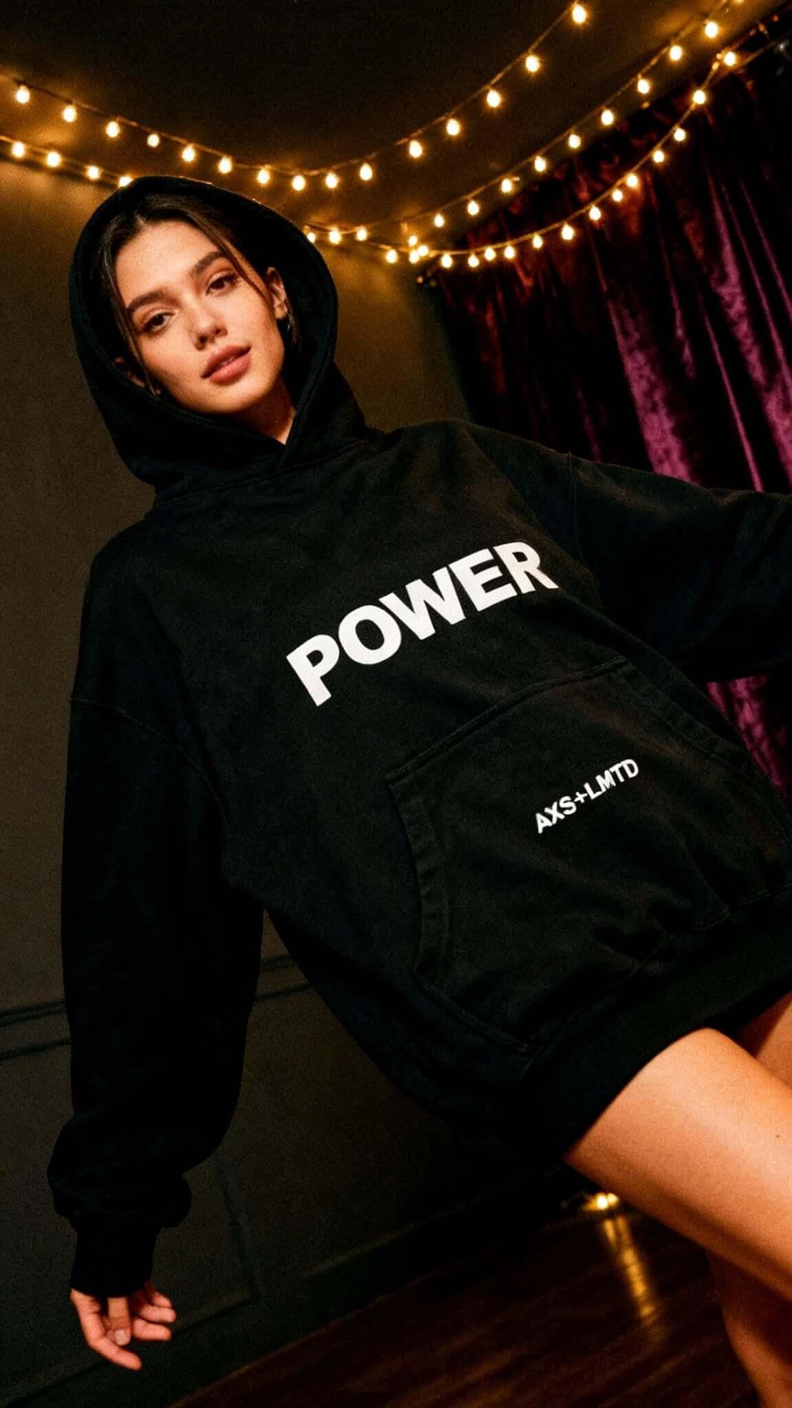 Power-Luxury Heavyweight Hoodie.
