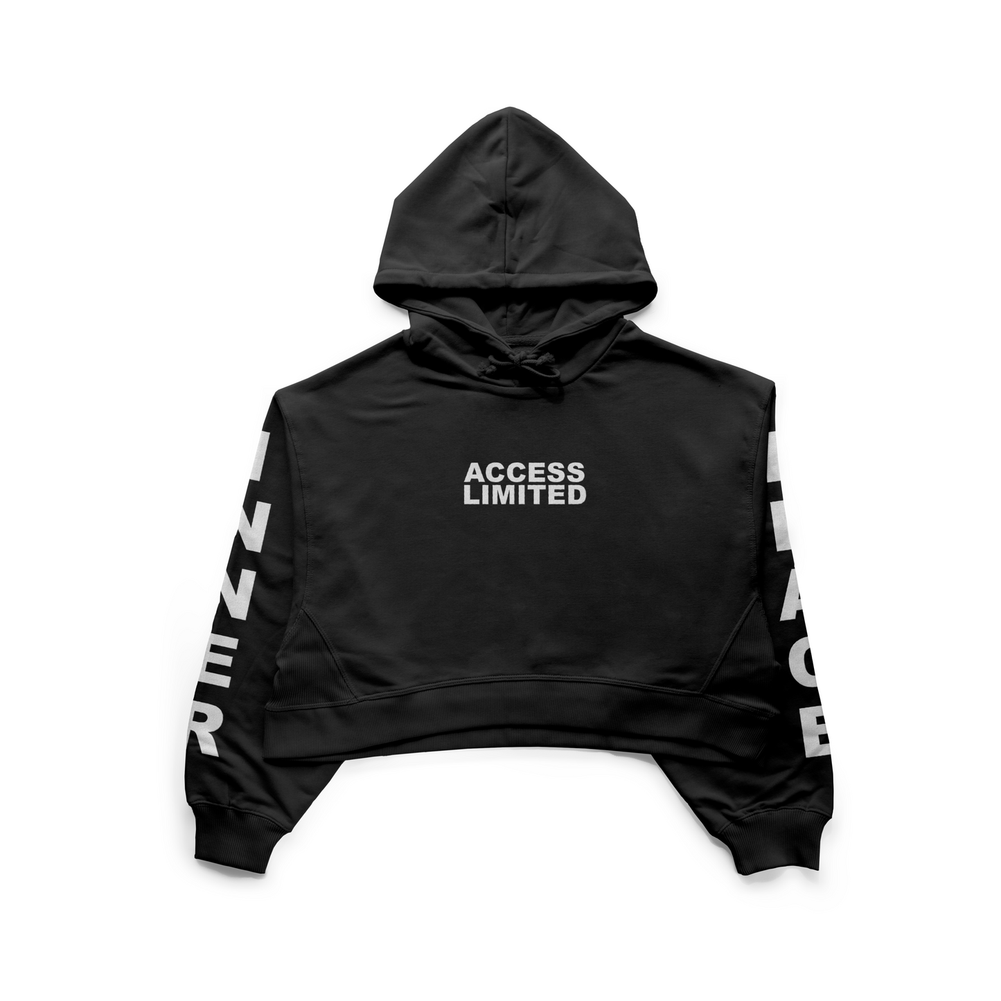 Love Self Cropped Luxury Hoodie.